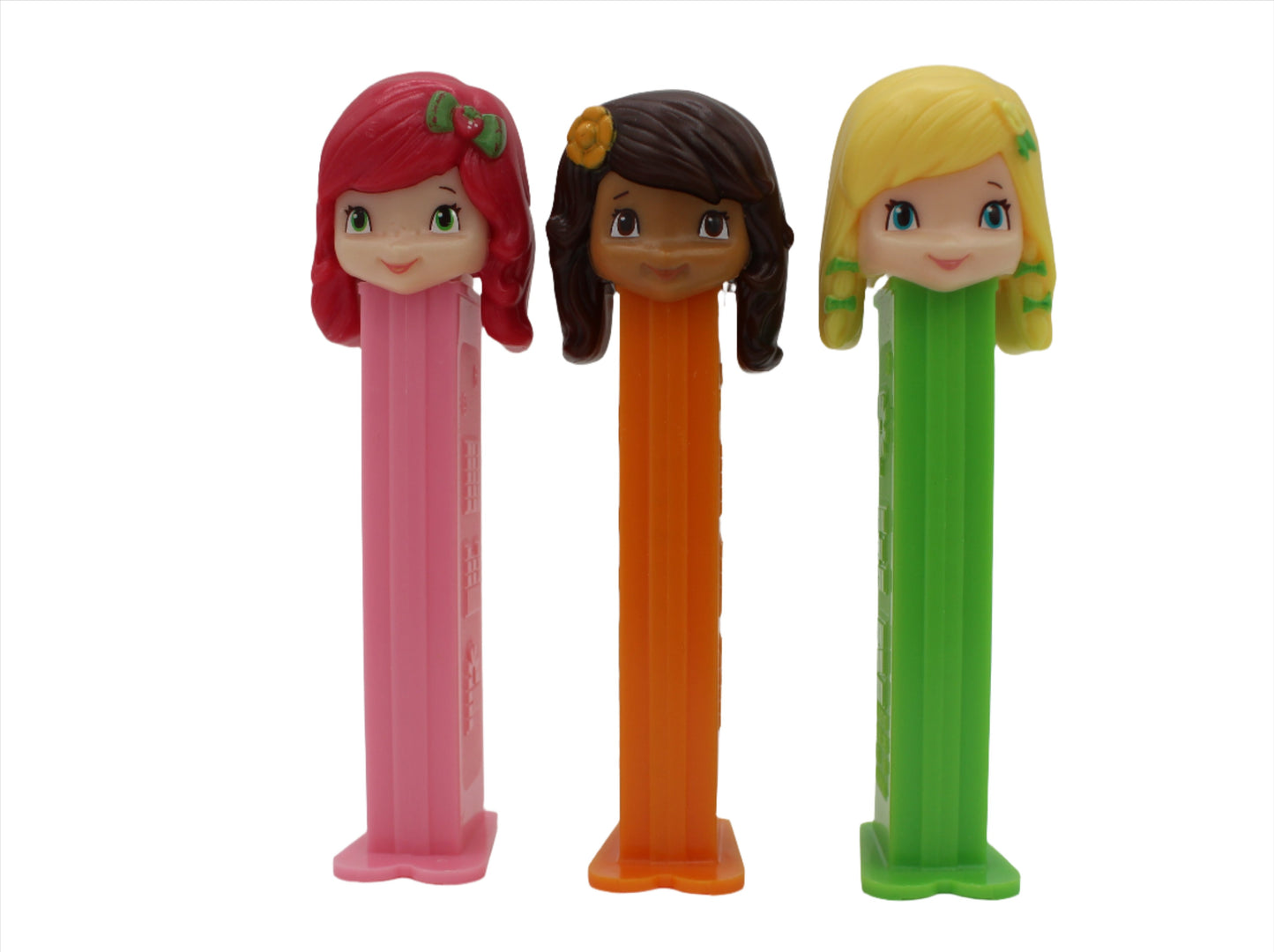 Strawberry Shortcake Pez, Set of 3, with Orange Blossom and Lemon Meringue, 2012, Loose