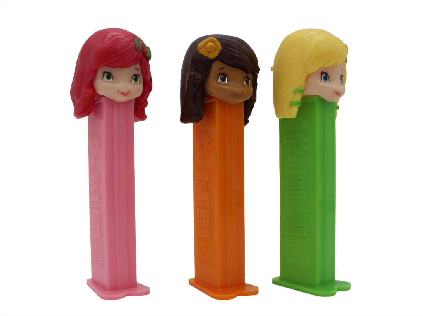 Strawberry Shortcake Pez, Set of 3, with Orange Blossom and Lemon Meringue, 2012, Loose