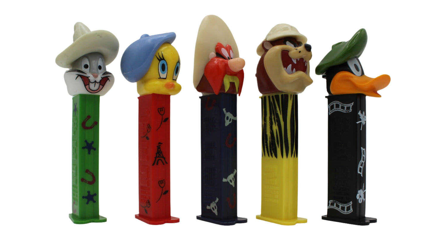 Looney Tunes Back in Action Pez, Set of 5, Version 2, European Pez release, 2004, Loose