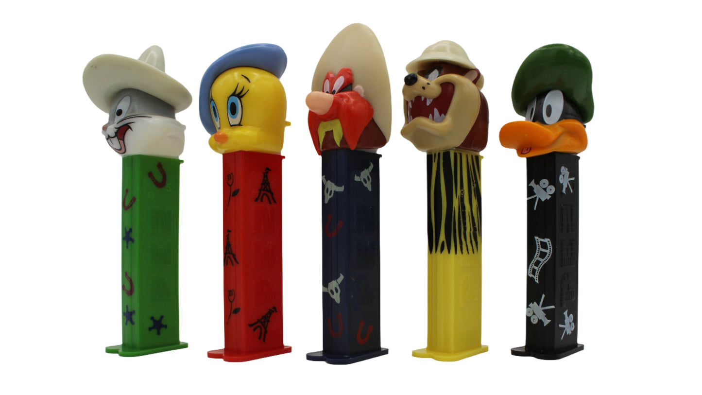 Looney Tunes Back in Action Pez, Set of 5, Version 2, European Pez release, 2004, Loose