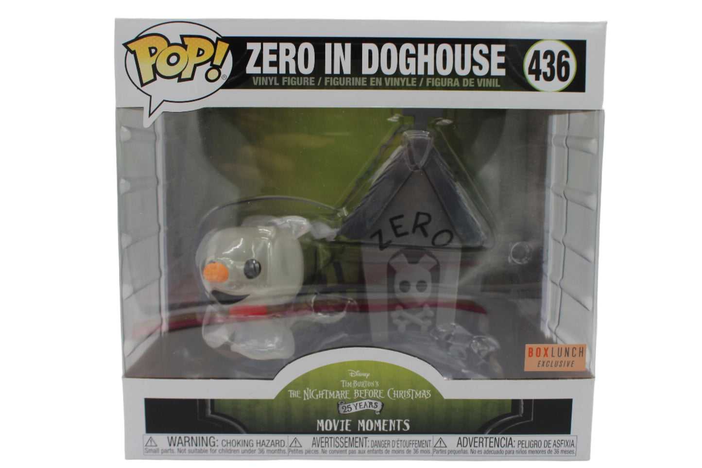 POP! Funko Zero In Doghouse 436, Tim Burton's Nightmare Before Christmas, Mint in Box