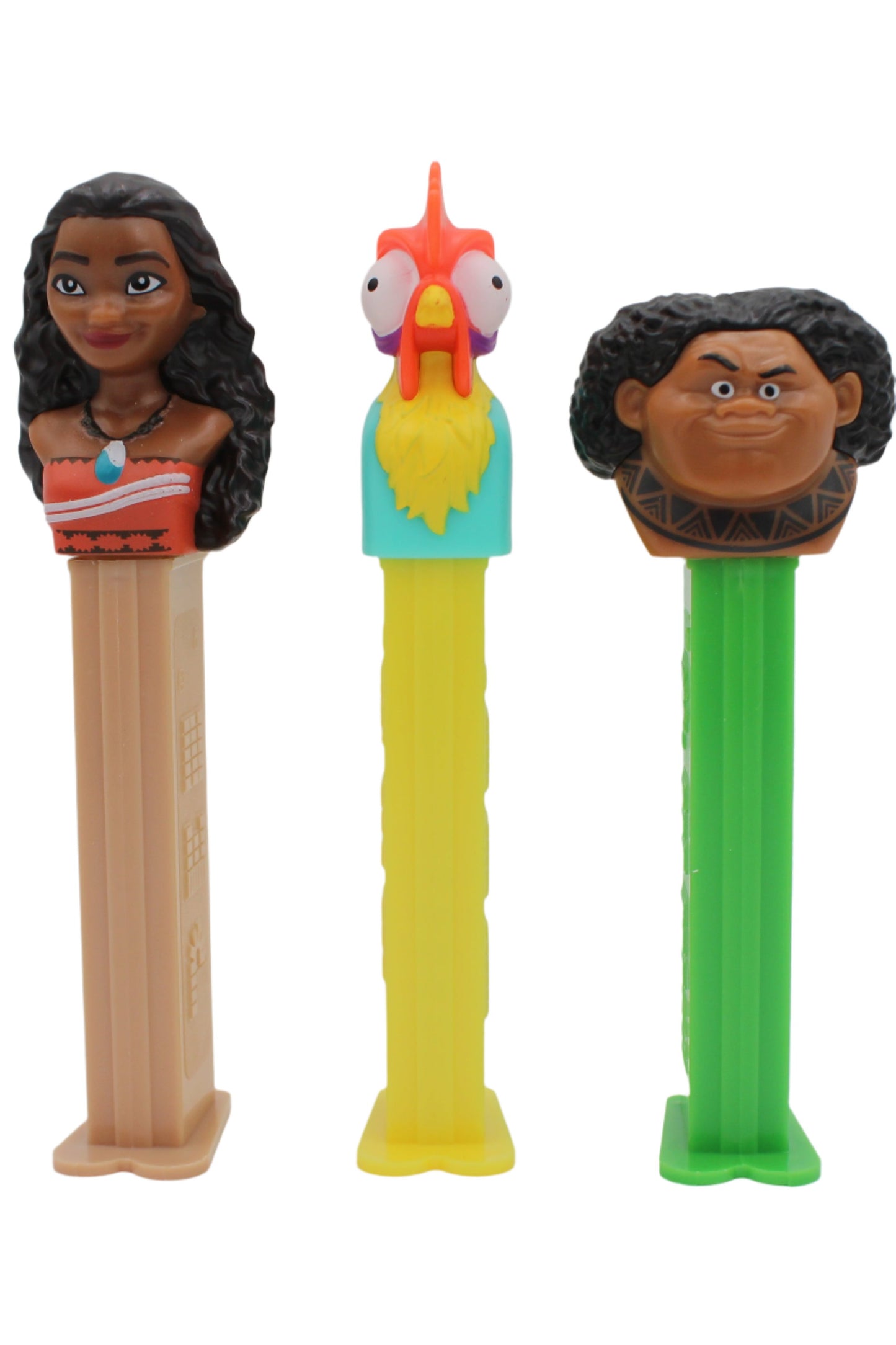 NEW! 2024 Moana Pez, Set of 3, Moana, Hei Hei and Maui, Loose or Mint in Bag!