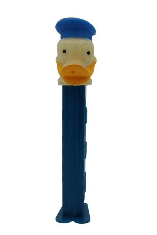 Donald Duck Pez, Thin Feet, 2 Hinge Holes, Beak Hole, Disney, Austria, Loose