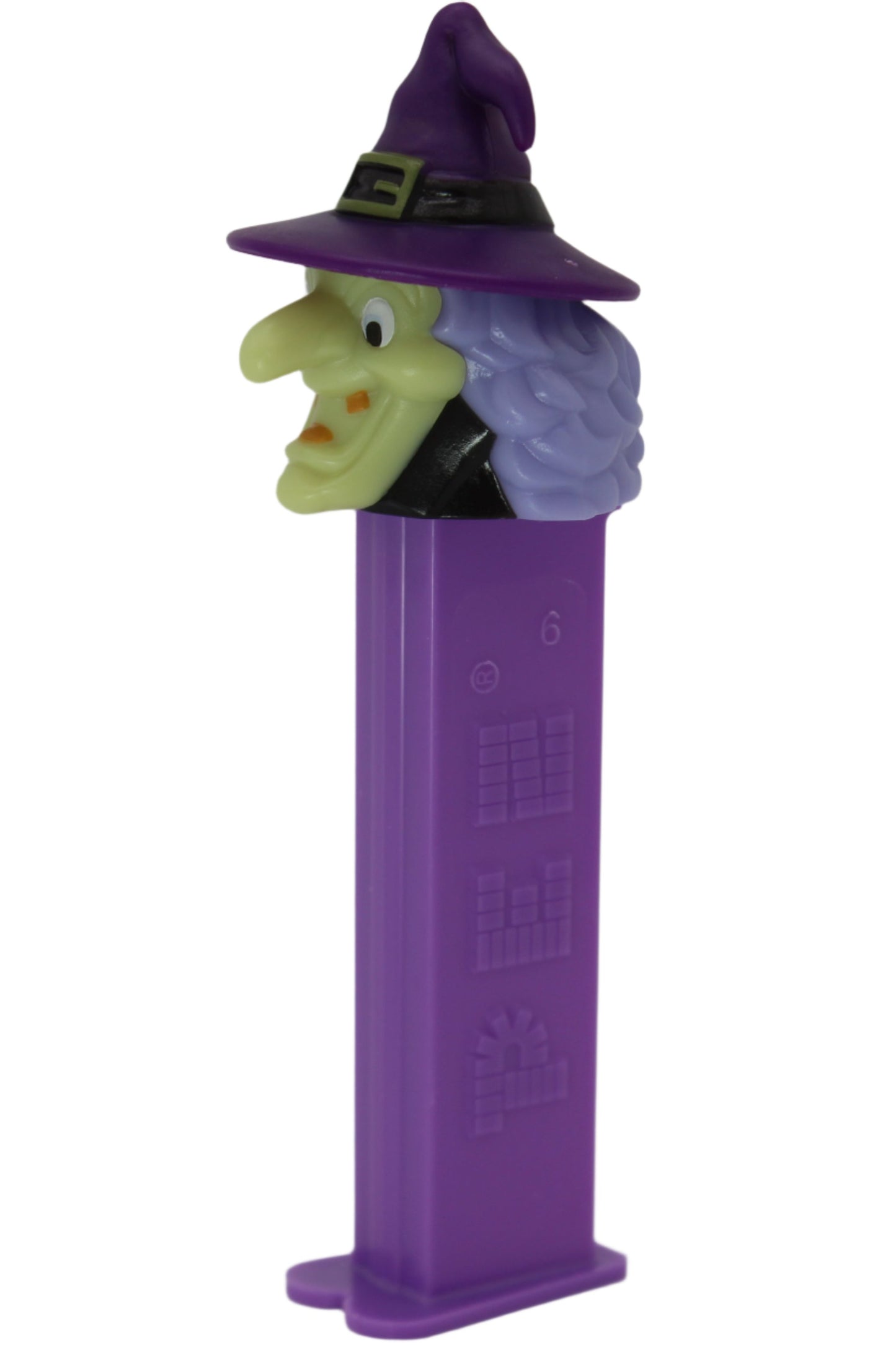 Purple Witch Pez- Purple Hat, Loose