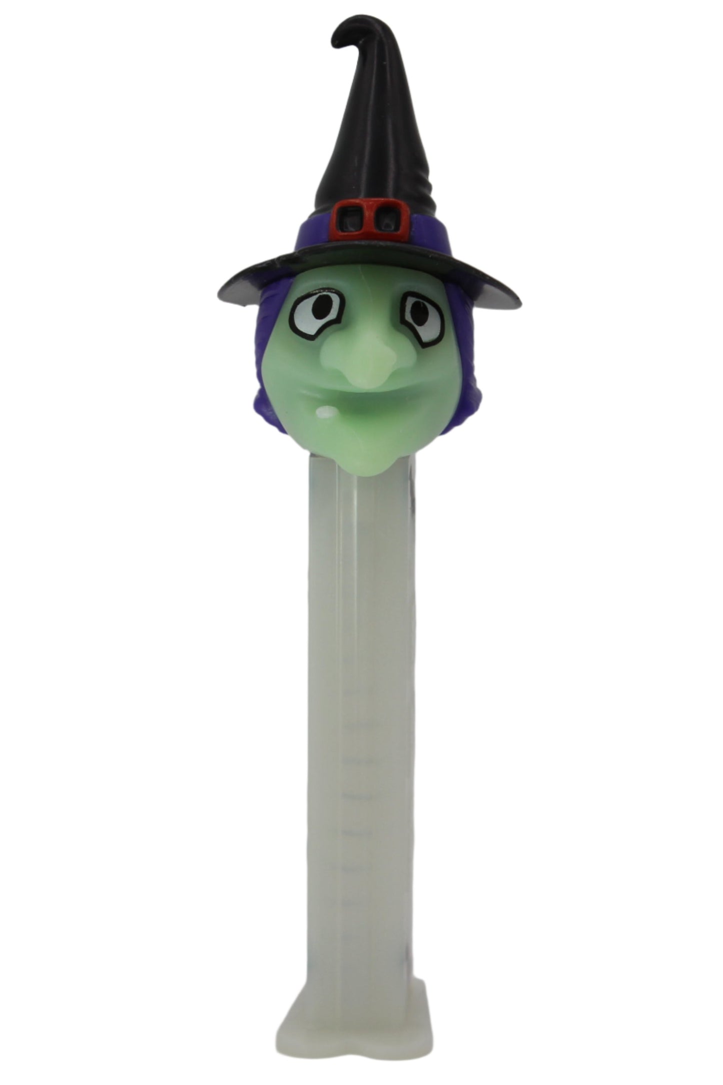 Witch Pez on Glow in the Dark Stem with Bats, 2003, Slovenia, Loose