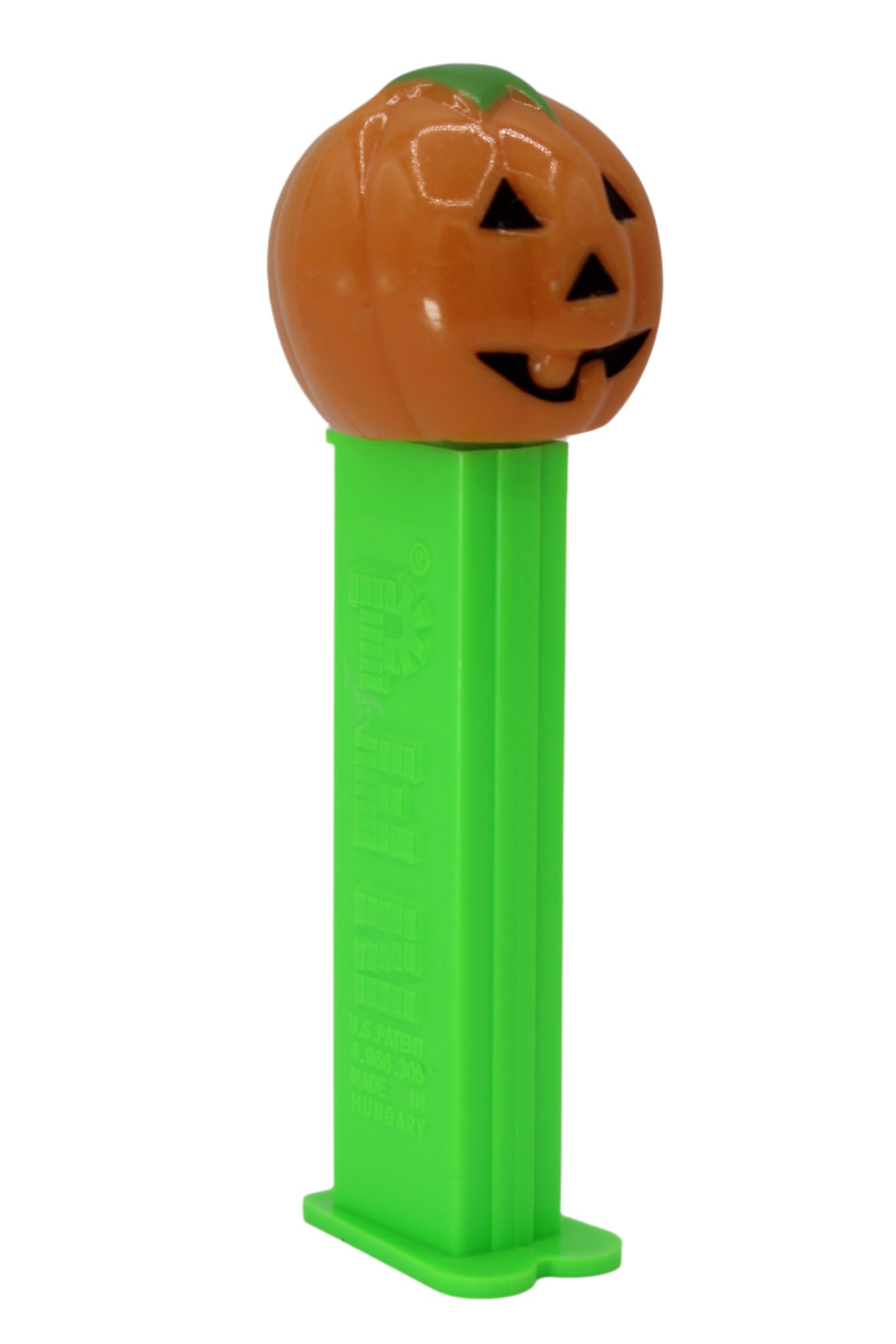 Big Head Pumpkin Pez on Green Stem, Hungary, 1992, Loose