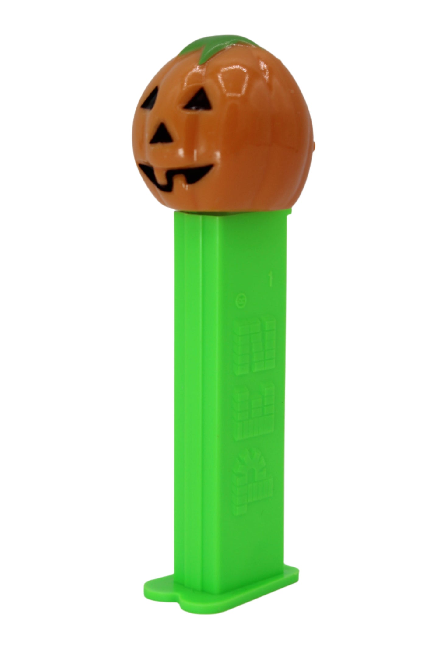 Big Head Pumpkin Pez on Green Stem, Hungary, 1992, Loose