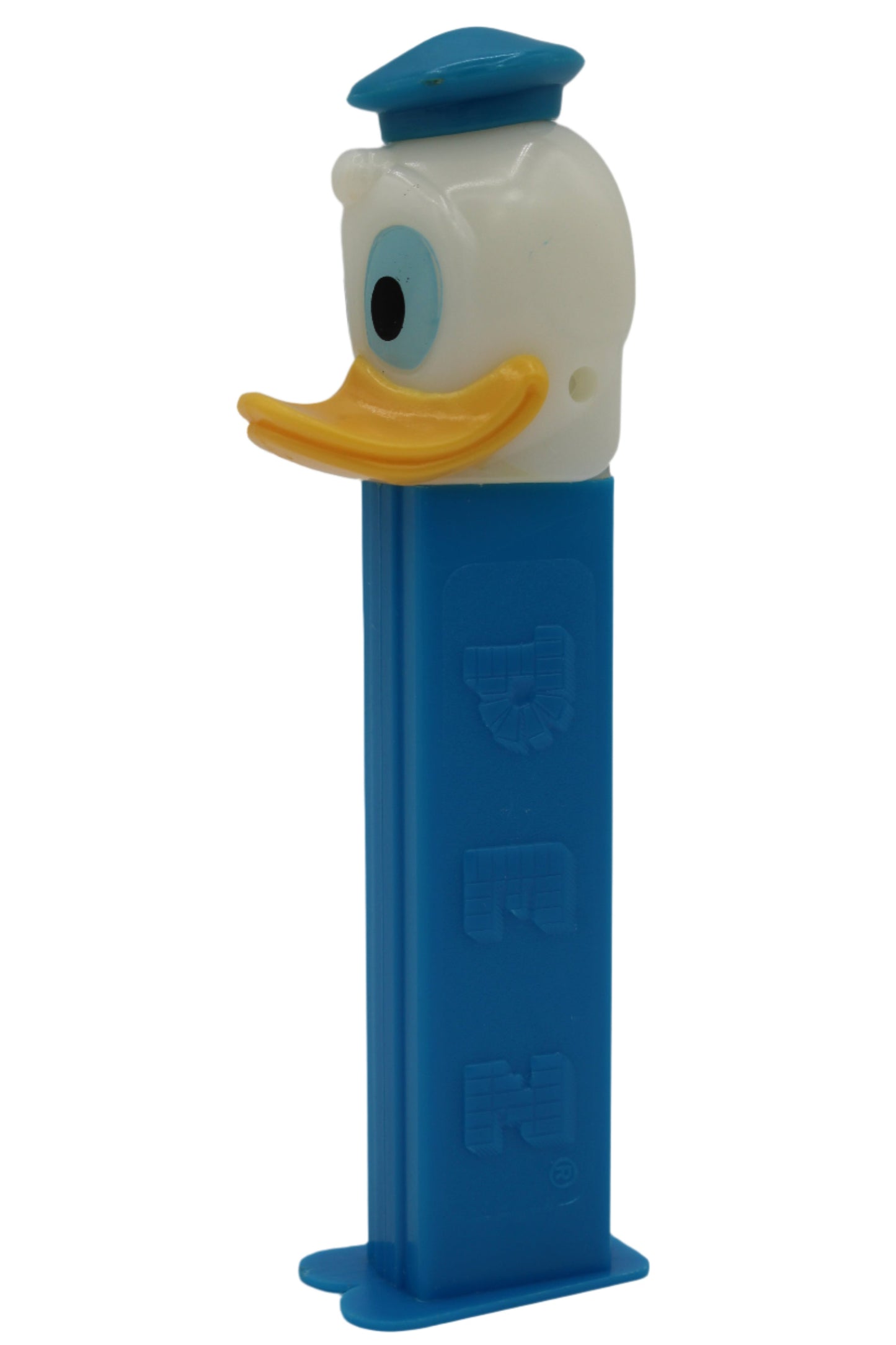 Donald Duck Pez, Closed Beak,Disney, Thin Feet, Double Down Stem,  Loose