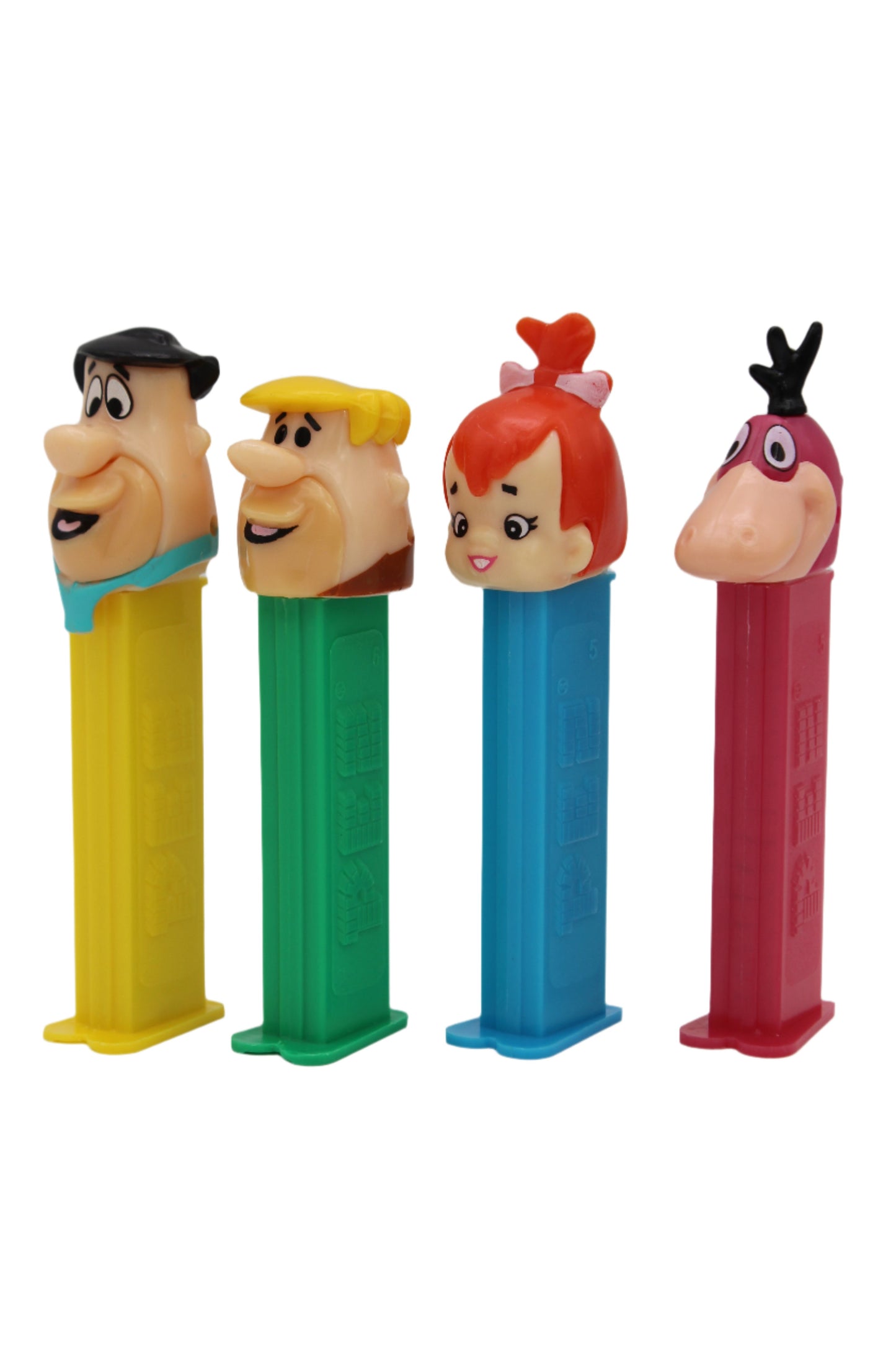 Flintstones Pez, Fred, Barney, Pebbles and Dino, 1993, Loose