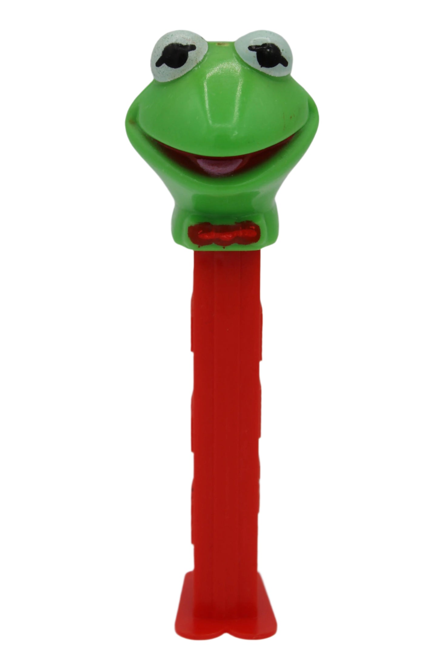 Kermit the Frog Pez, Red Bow Tie, Thin Feet, Hungary, Loose