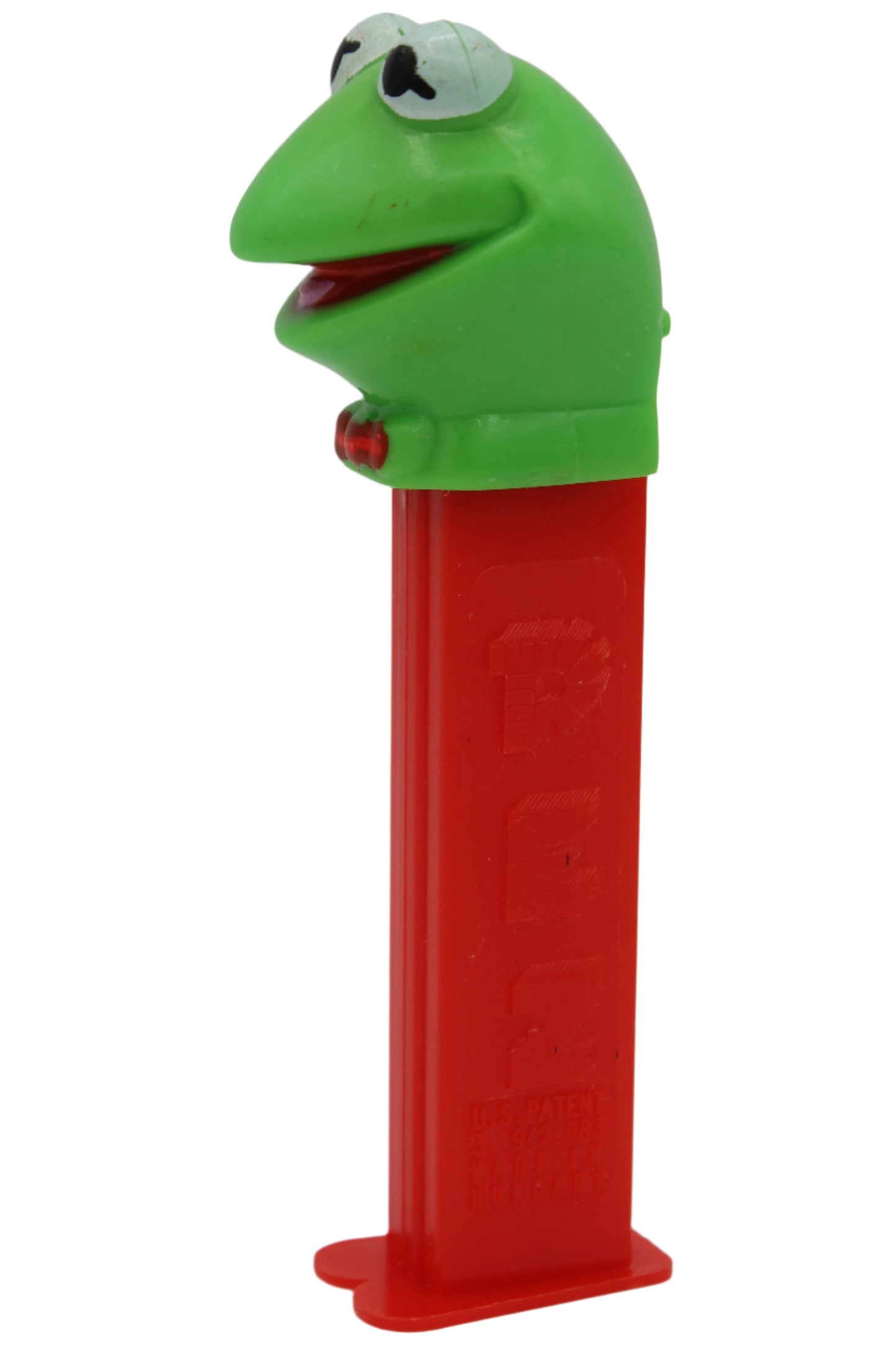 Kermit the Frog Pez, Red Bow Tie, Thin Feet, Hungary, Loose