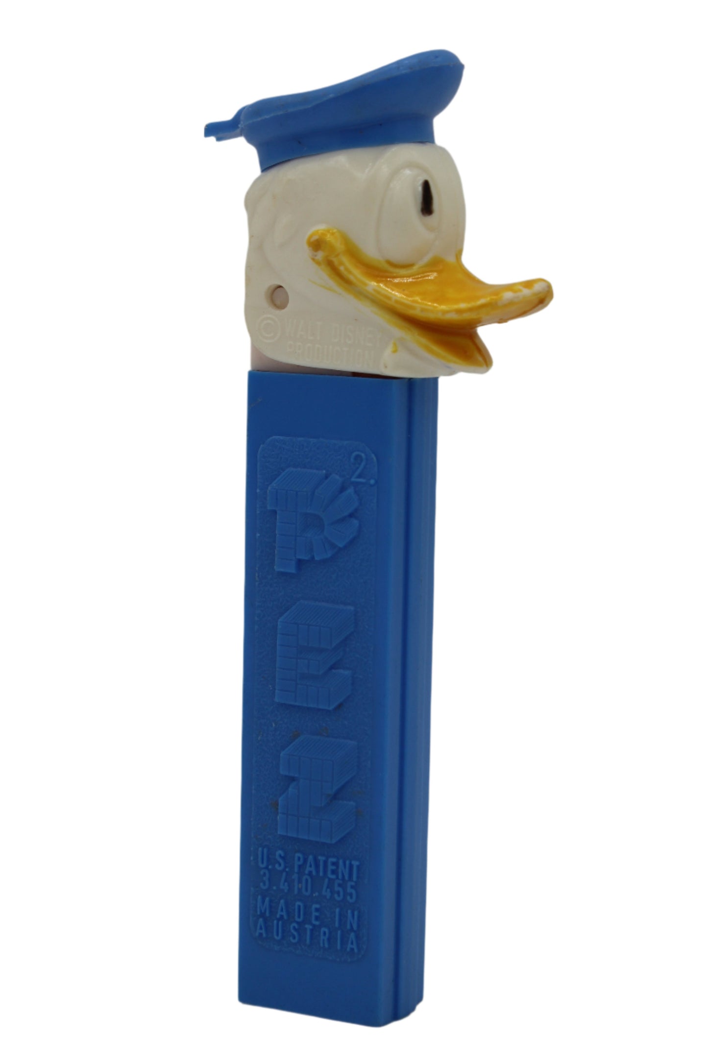 Donald Duck Pez, Donald Duck A, No Feet, Austria  Loose