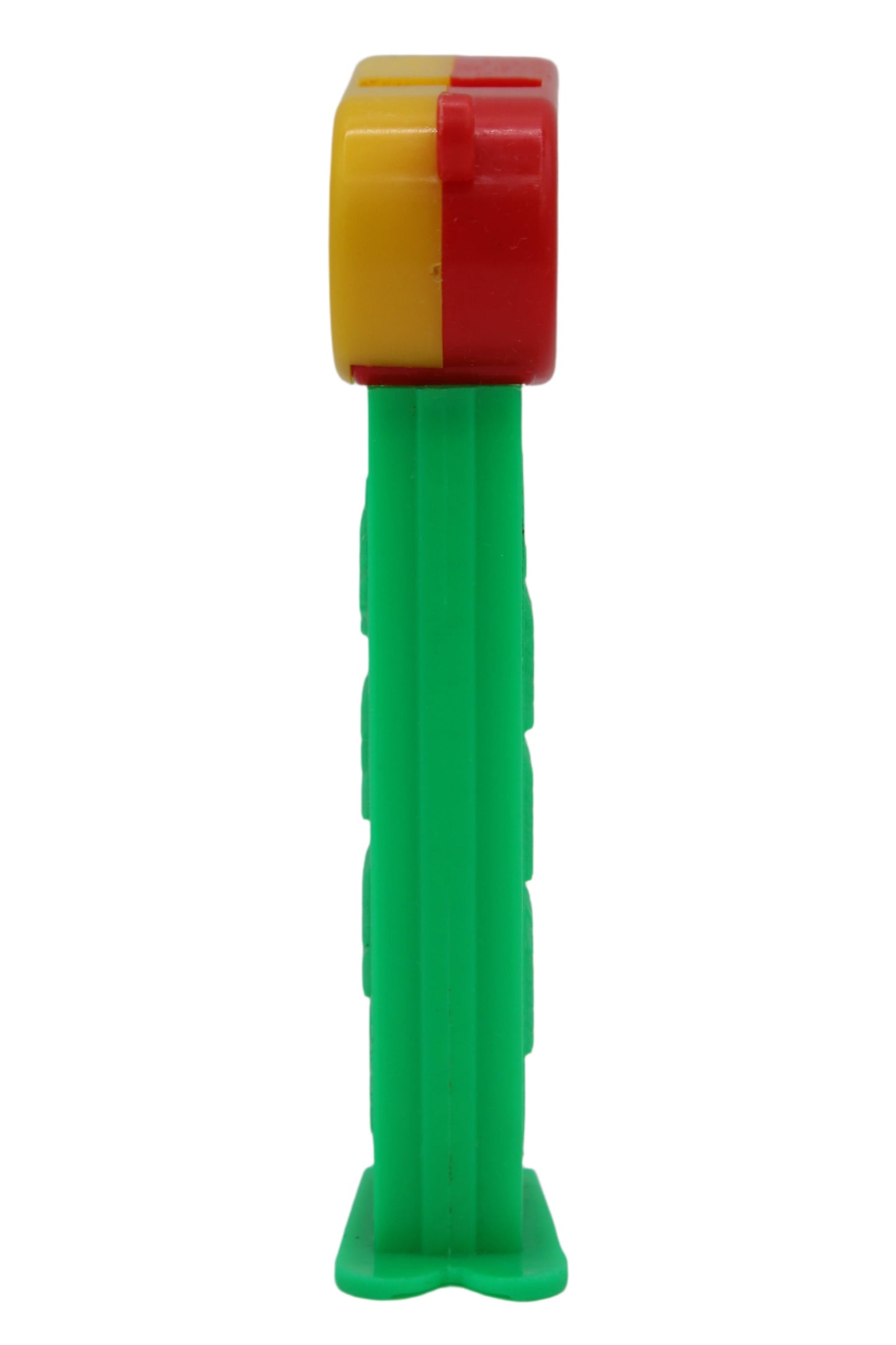 Coach Whistle Pez, Red & Yellow with Loop on Green Stem, Loose