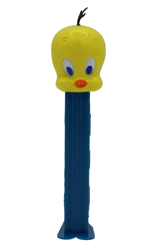 Tweety Bird Pez, Thin Feet, Double Down Stem, Cracked Foot, Warner Brothers Looney Tunes, Loose!