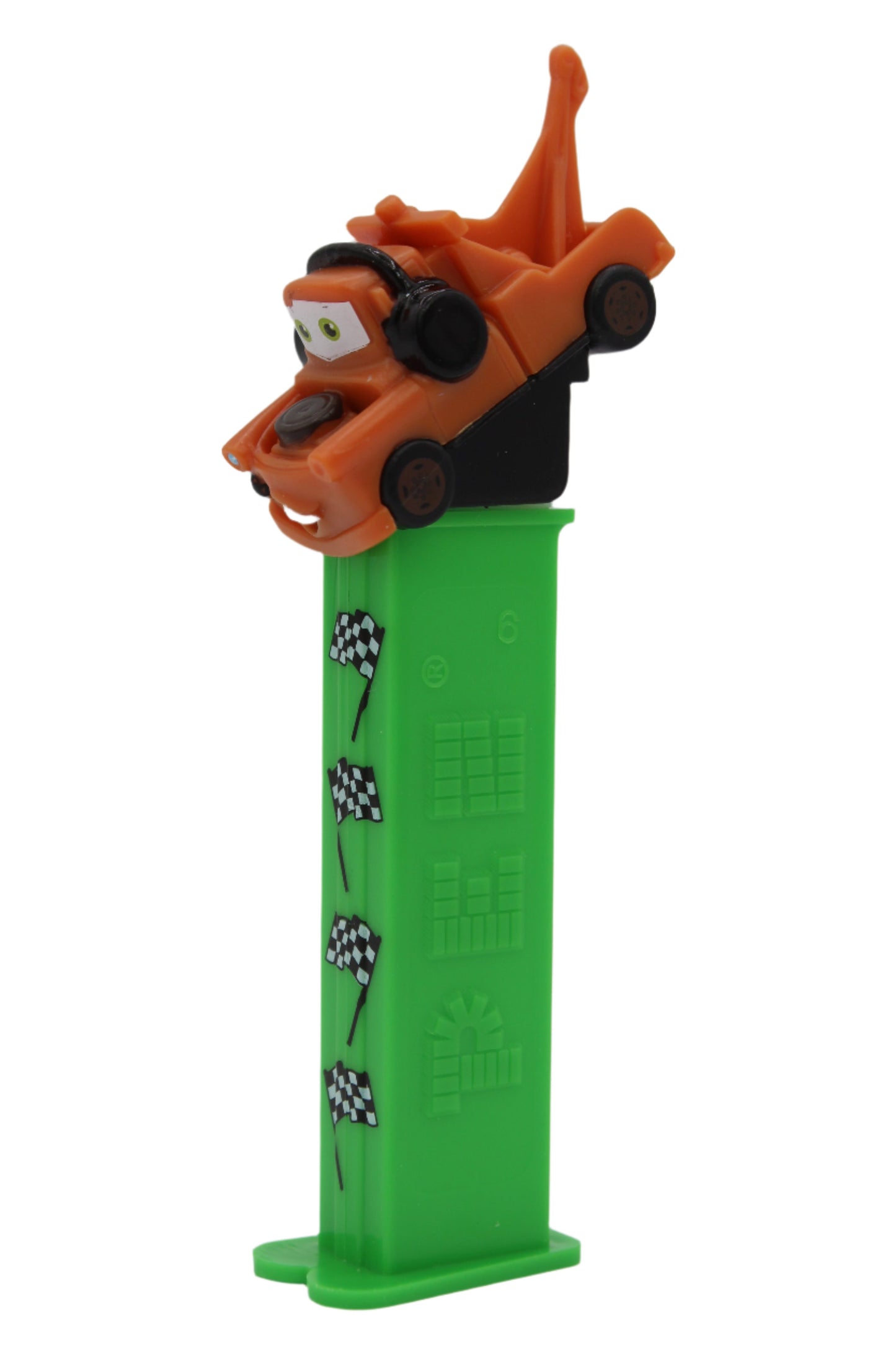 Mater Pez with Checkered Flag Stem, 2014, LOOSE