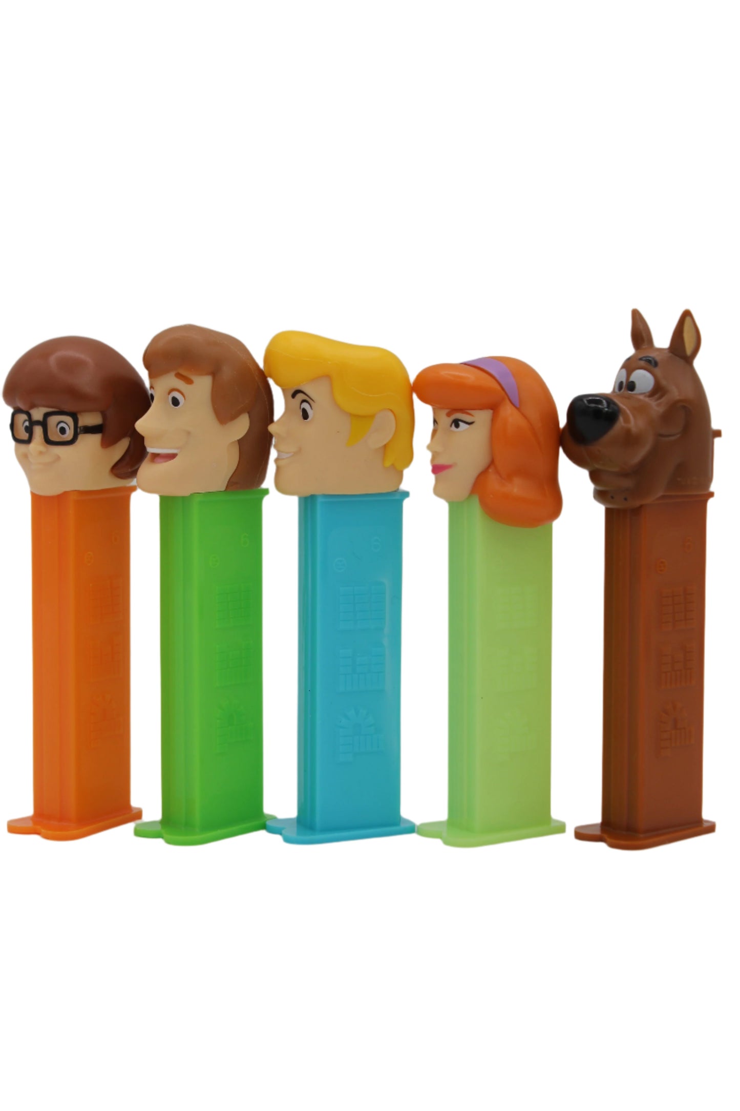 Scooby Doo, Velma, Fred, Daphne and Shaggy Pez, Set of 5, 2014, Loose!