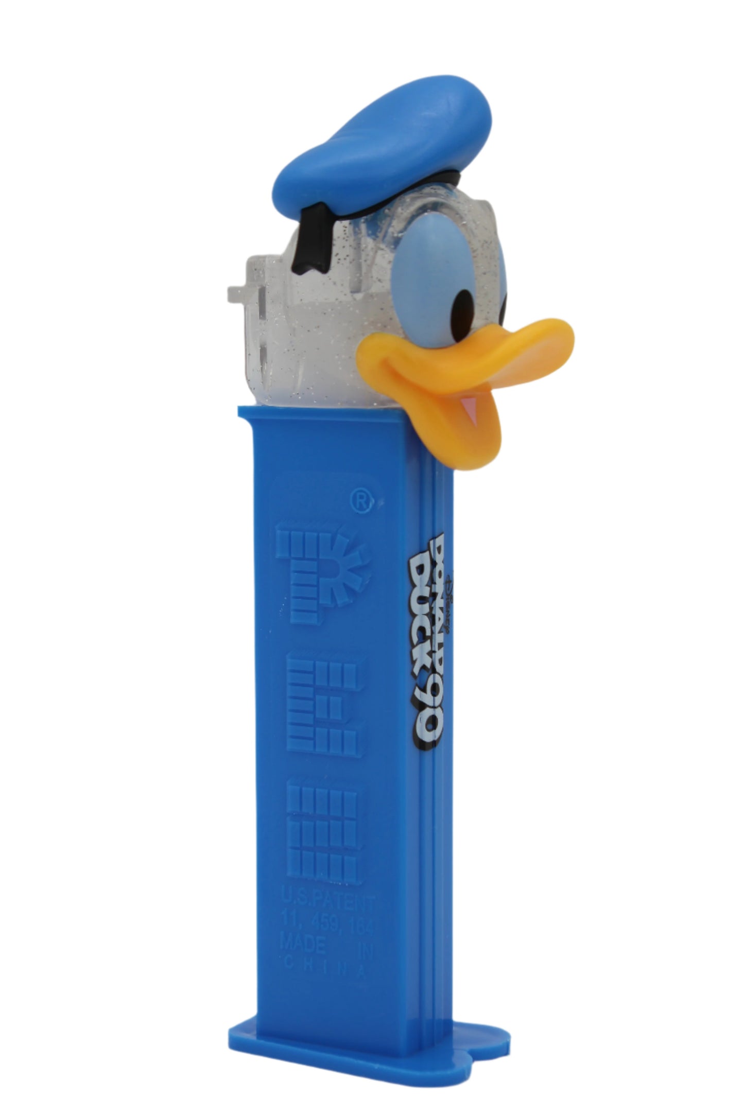 Crystal Donald Duck Pez, 90th Anniversary, Exclusive 2024 Pez, Loose or Mint on Card!