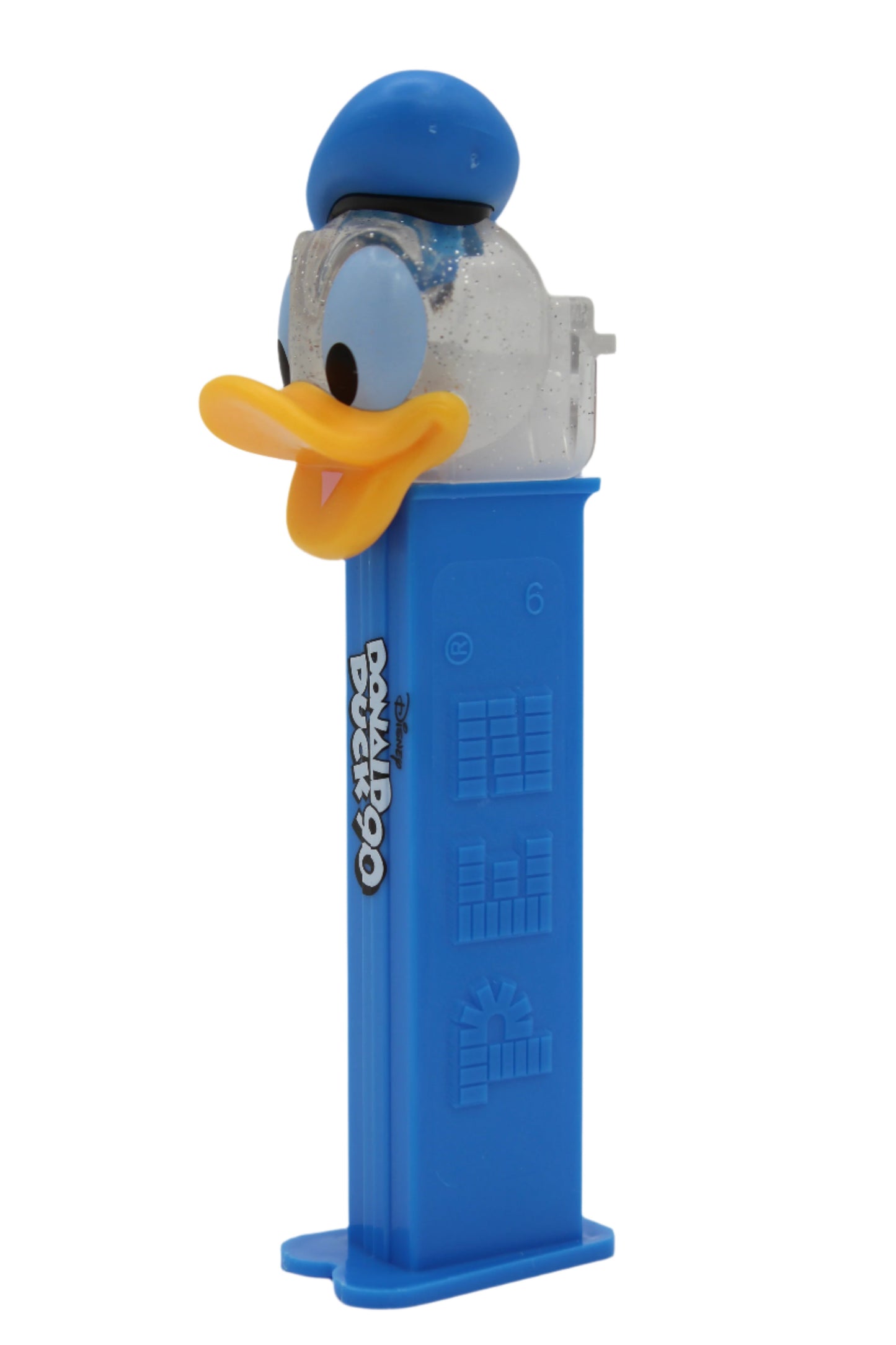 Crystal Donald Duck Pez, 90th Anniversary, Exclusive 2024 Pez, Loose or Mint on Card!