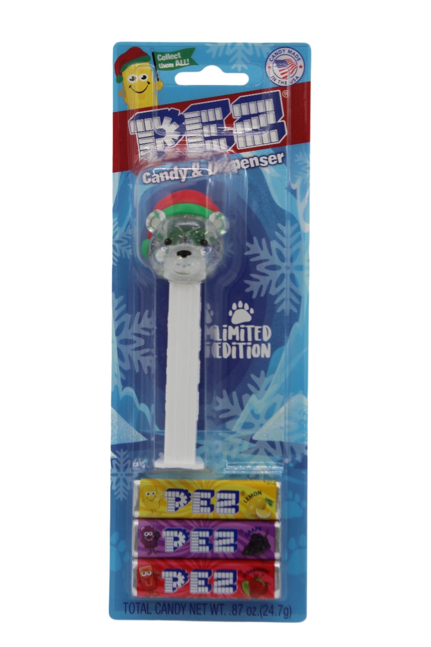 Crystal Polar Bear Pez, Limited Edition, 2023 Loose or Mint on Card!