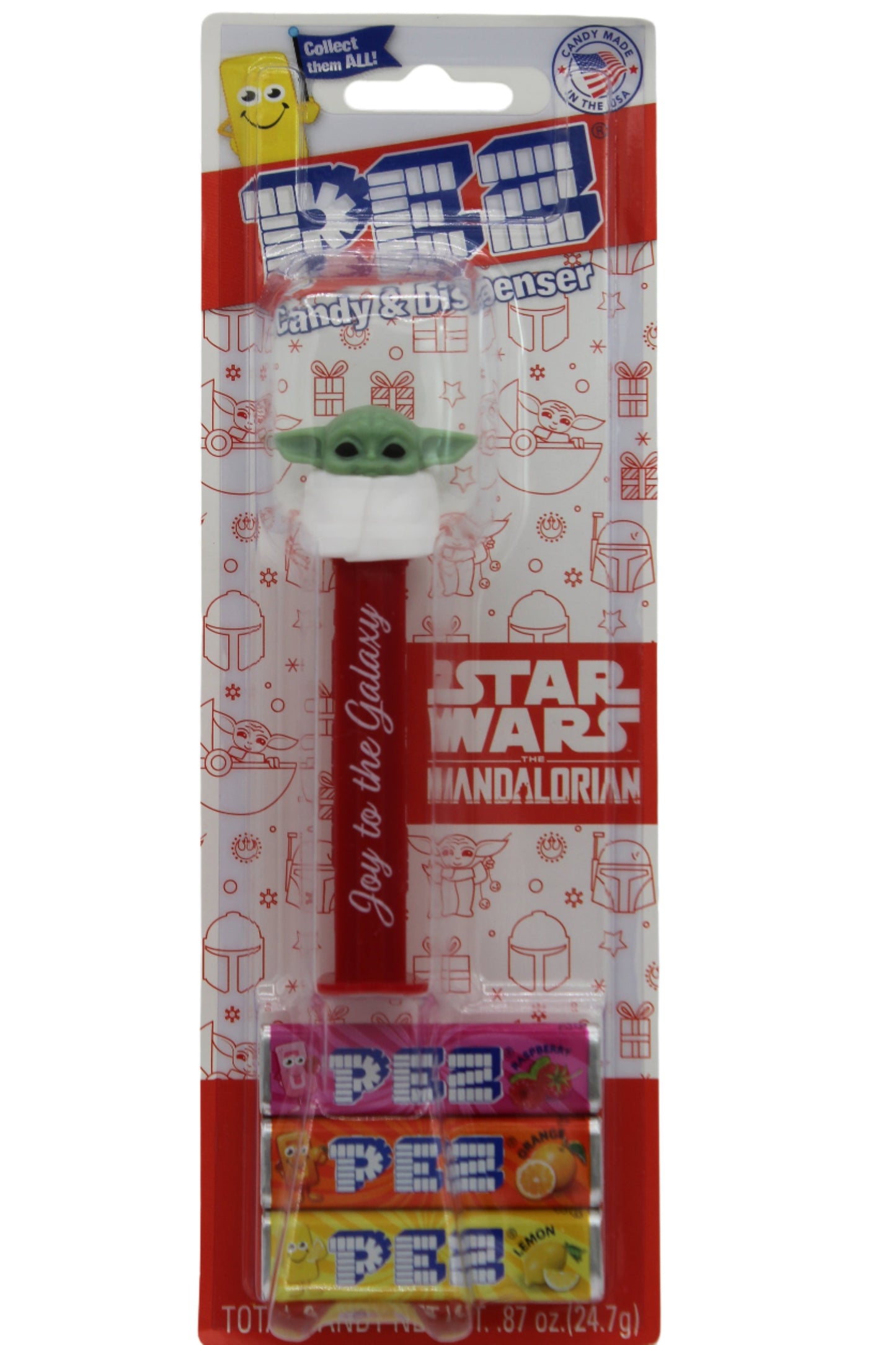 Grogu Santa Pez, Joy to the Galaxy, Star Wars, 2023, Loose or Mint on Card