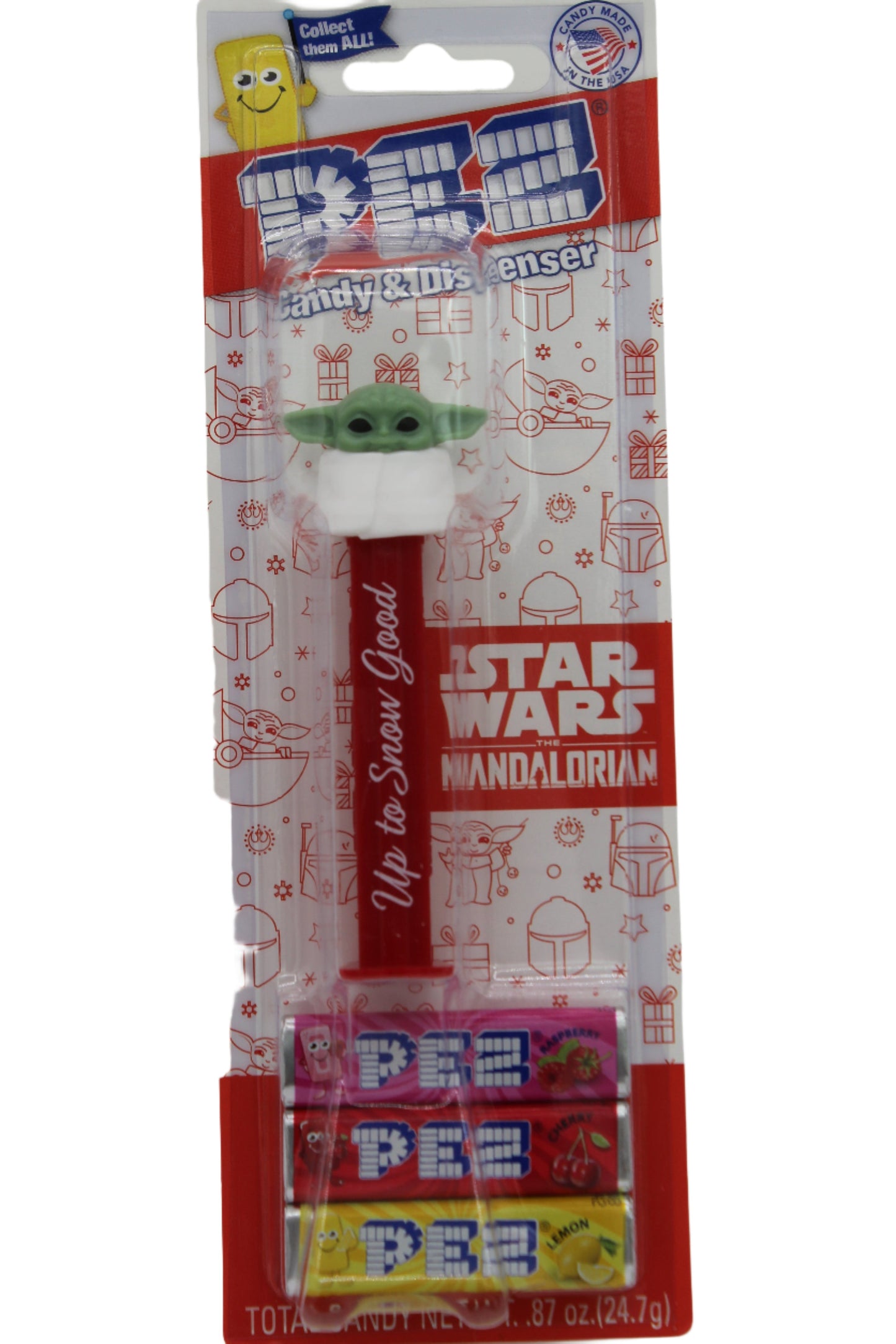 Grogu Santa Pez, Up To Snow Good, Star Wars, 2023, Loose or Mint on Card