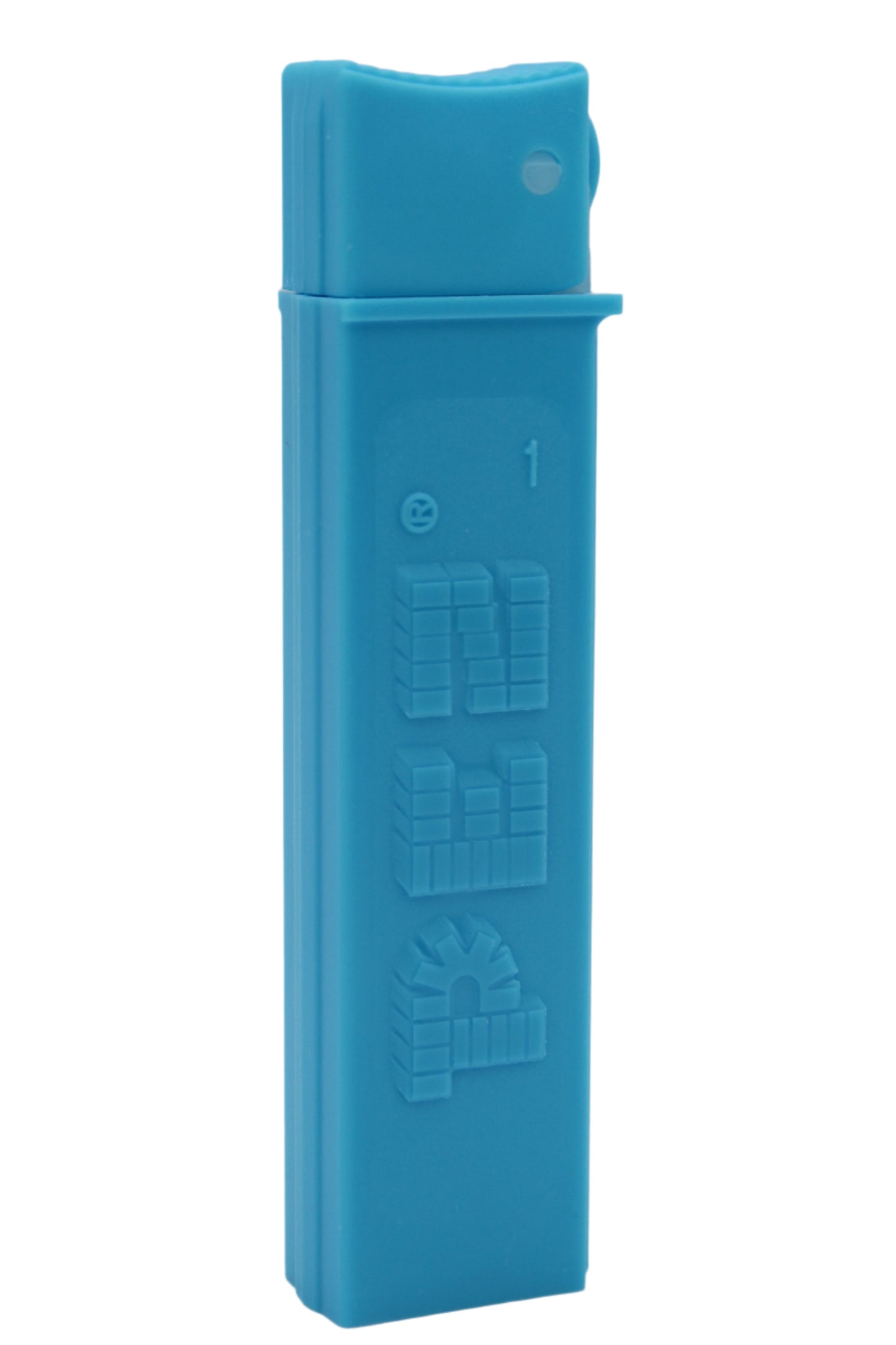 Regular Pez Dispenser, Light Blue Remake, LOOSE!