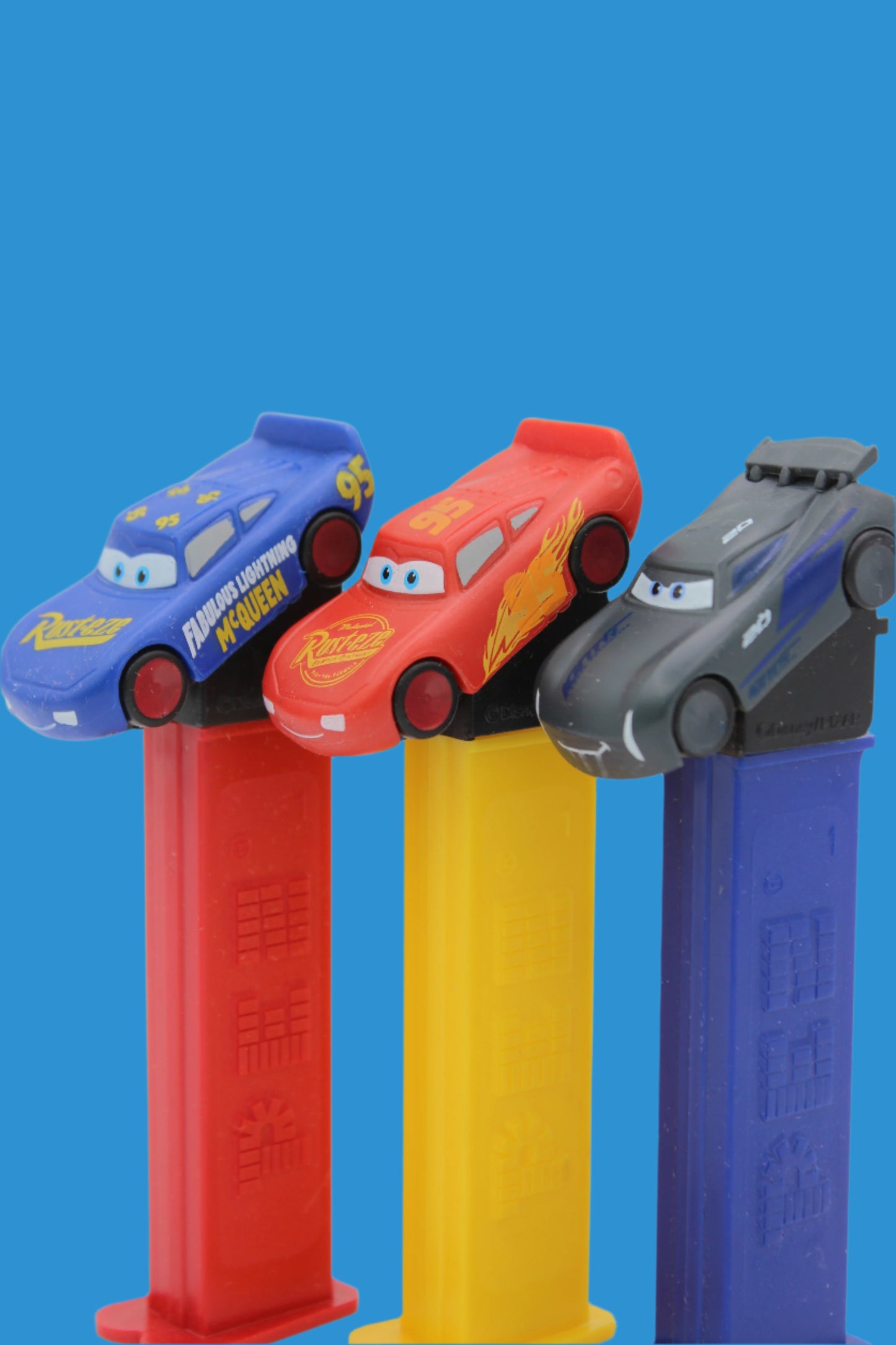 Cars Pez, Set of 3, Pixar, European Release, Loose!