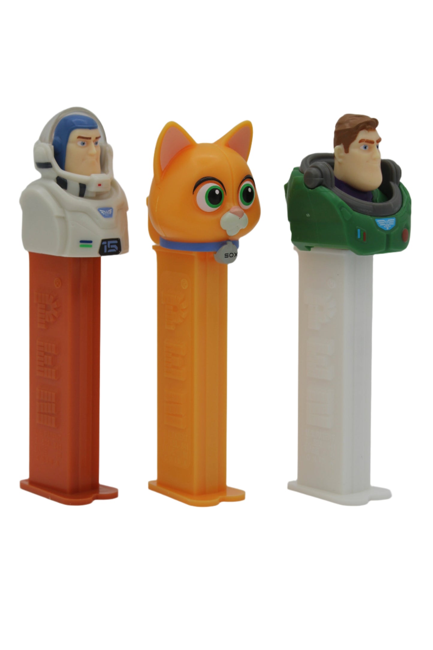 Buzz Lightyear Pez, Set of 3, Space Ranger Buzz, XL-15 Buzz and Sox! 2022, Loose!