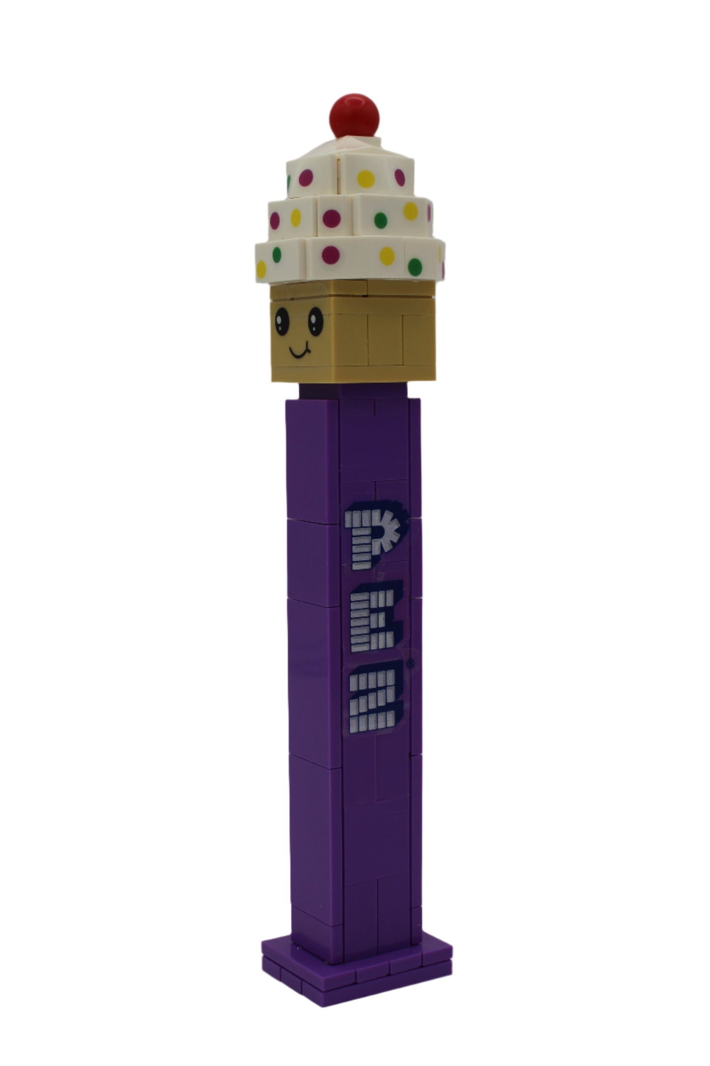 Pez Treats Cupcake Block Build Set, Fully Assembled Or Mint in Box! BACK IN STOCK!