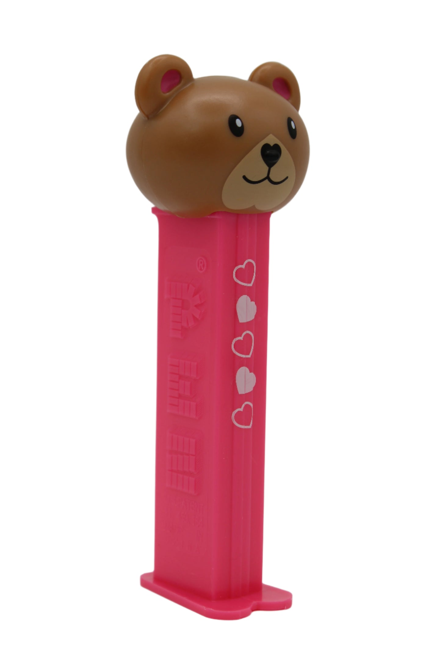 NEW! 2025 Brown Bear Pez with Hearts, Loose OR Mint in Bag