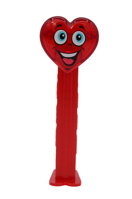 Valentine Happy Heart Pez, Red, Loose