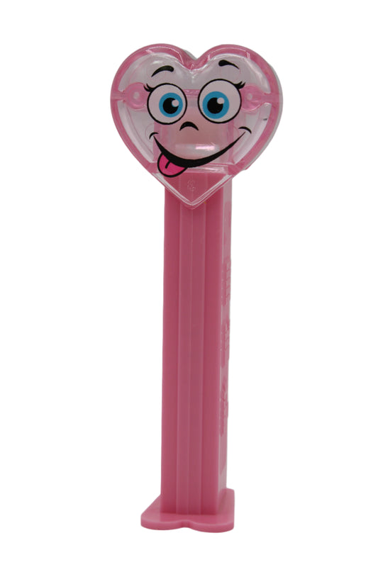 Valentine Heart Pez, Light Pink, Loose