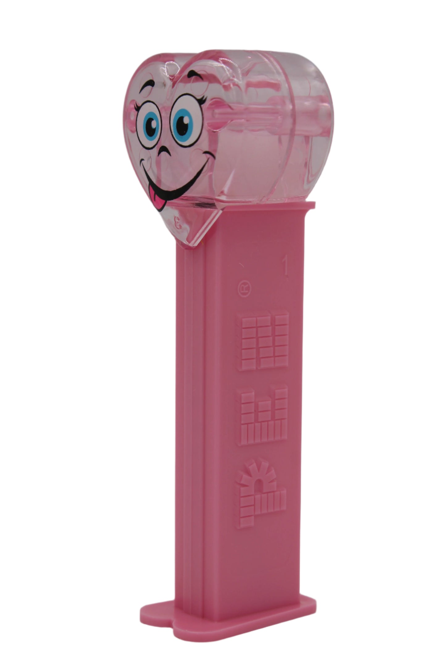 Valentine Heart Pez, Light Pink, Loose