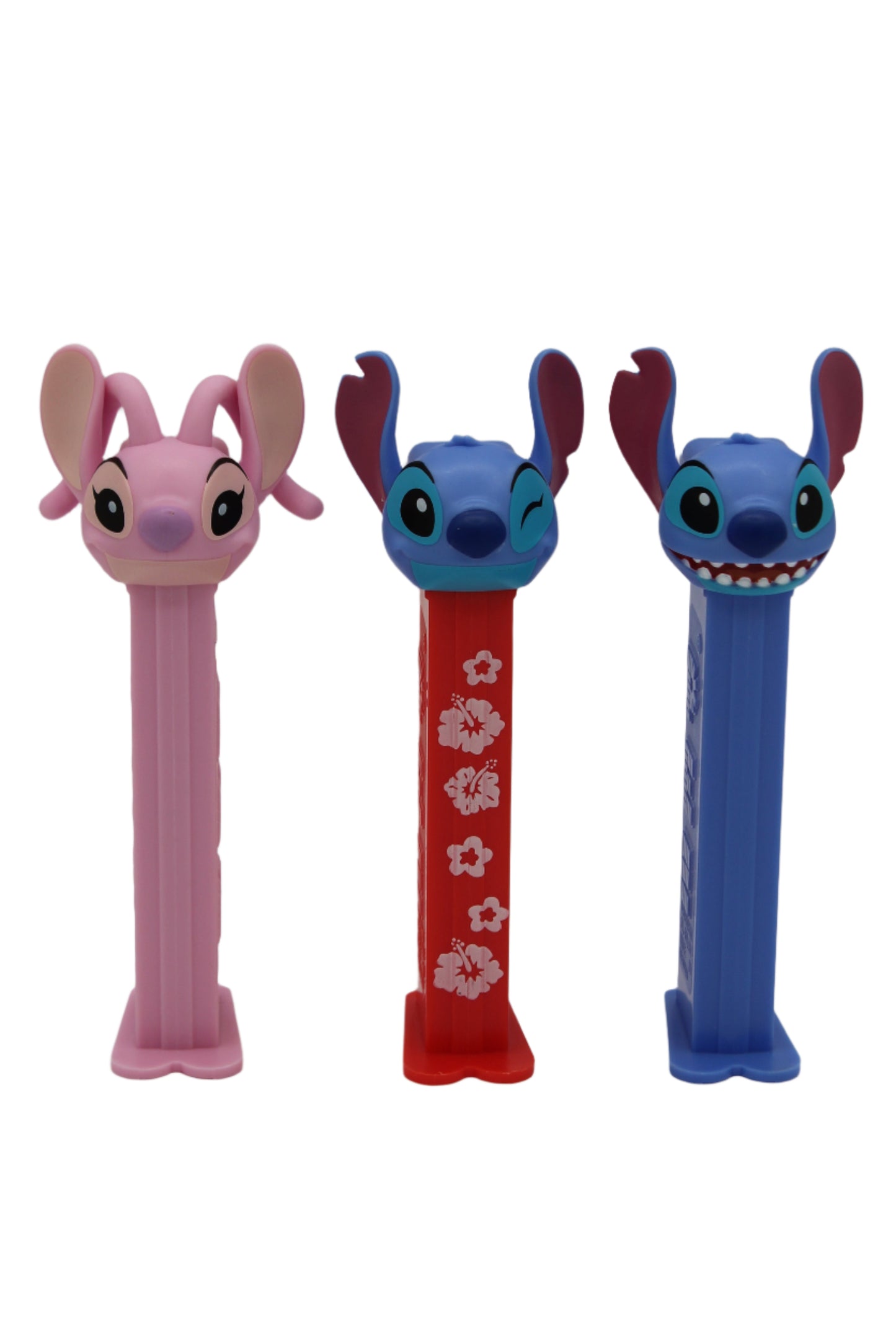 NEW! 2025 Stitch Pez Set of 3, Toothy Stitch, Aloha Stitch and Angel, Loose Or Mint in Bag **Order now for shipping in one to two weeks!!