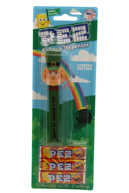 NEW! 2025 Mr. St Patrick Pez, Exclusive 2025 Pez, Mint on Card!