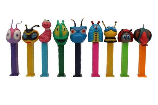Bugz Pez, Complete Set of 9, 2000, Loose!