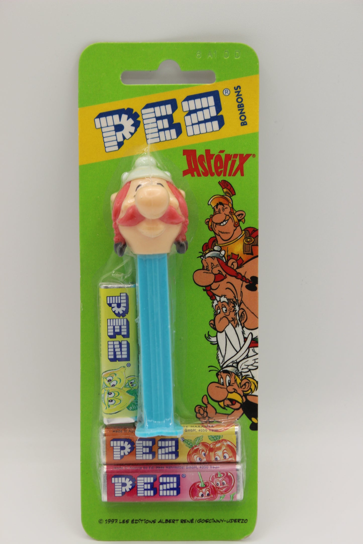 Obelix Pez from the European Pez Series Asterix, European Pez release, Mint on Card!