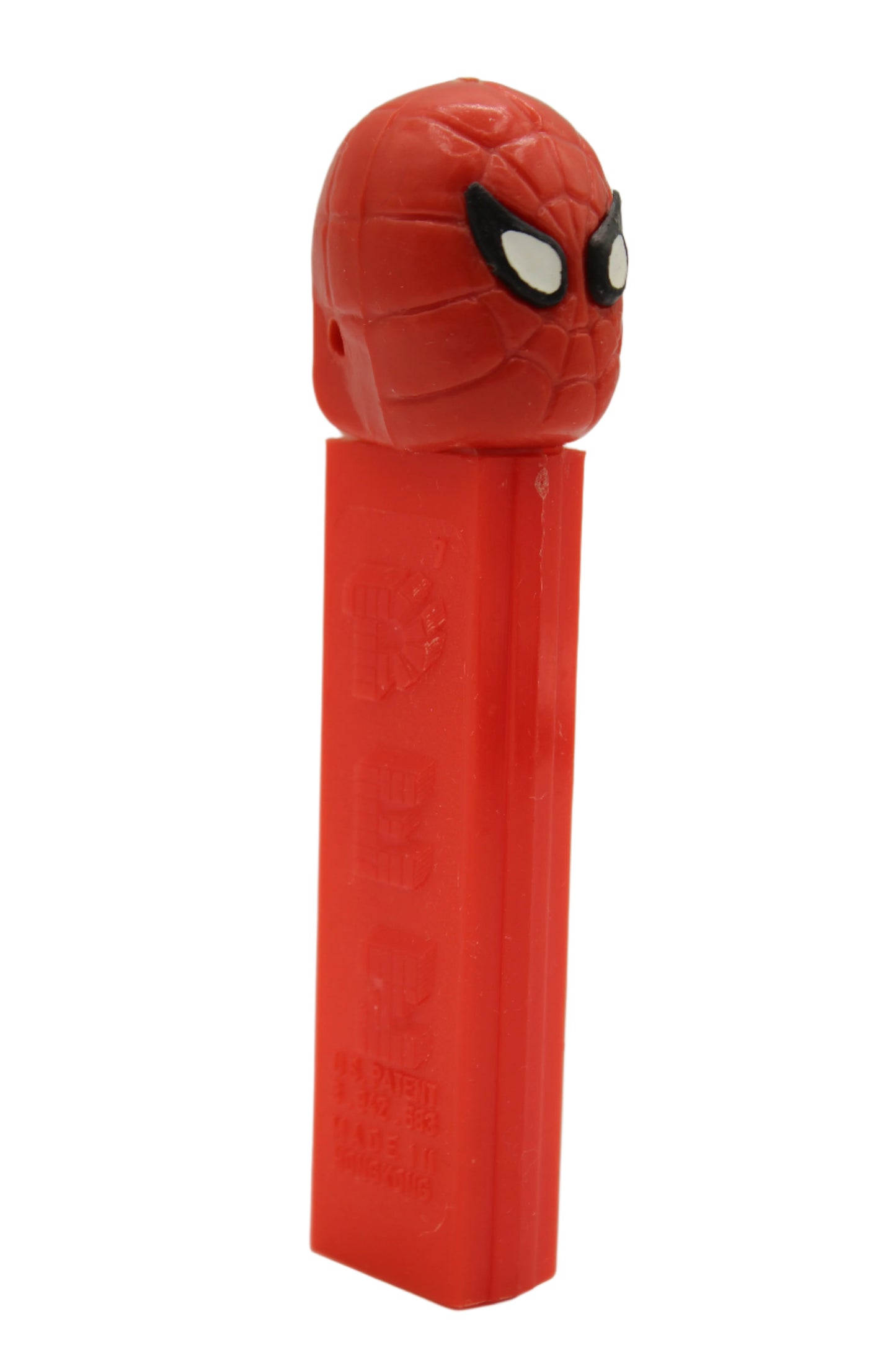 Spiderman Pez, Spiderman A, Small Head, NO FEET, Removeable Eyes, Marvel, Loose