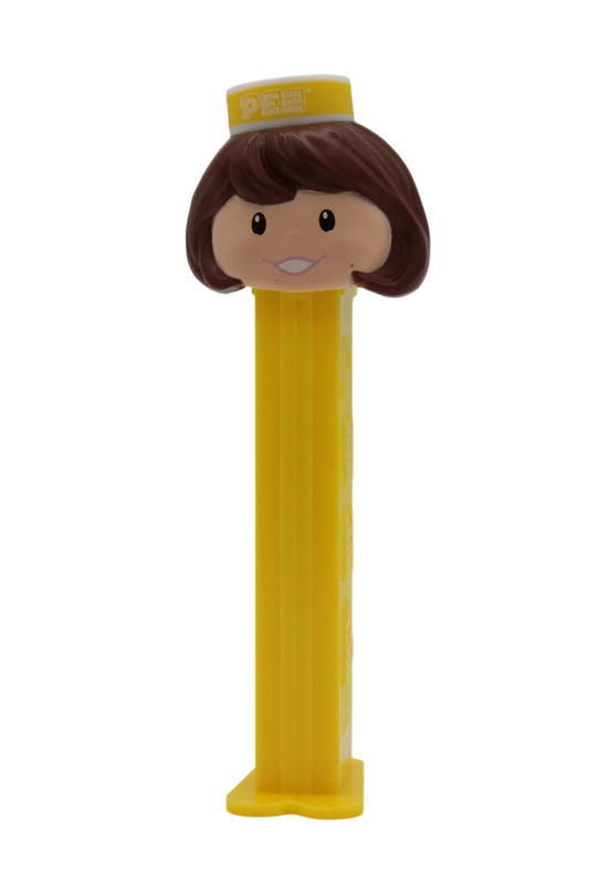 Lemon Pez Presenter Girl Pez, Exclusive 2024 Pez, Mint on Card!