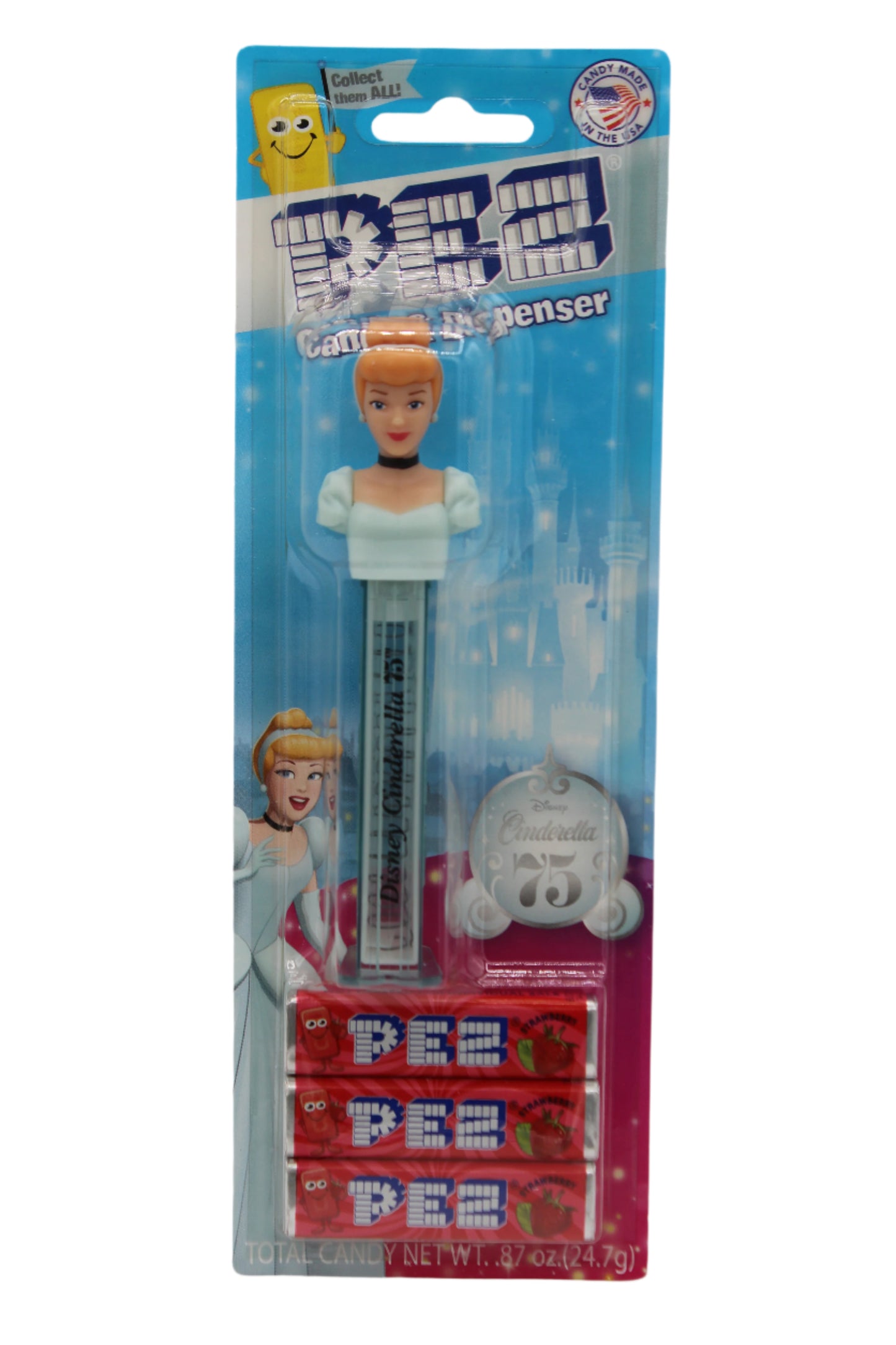 Cinderella Pez, Disney 75th Anniversary, Exclusive 2025 Pez, Loose or Mint on Card!