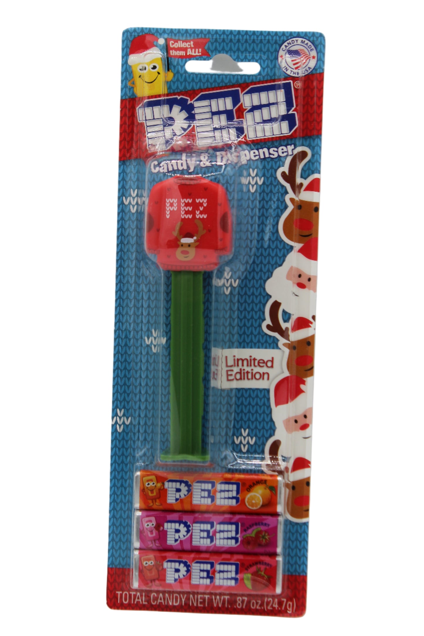 NEW! 2025 Tacky Reindeer Sweater Pez, 2025 Exclusive Pez, Loose