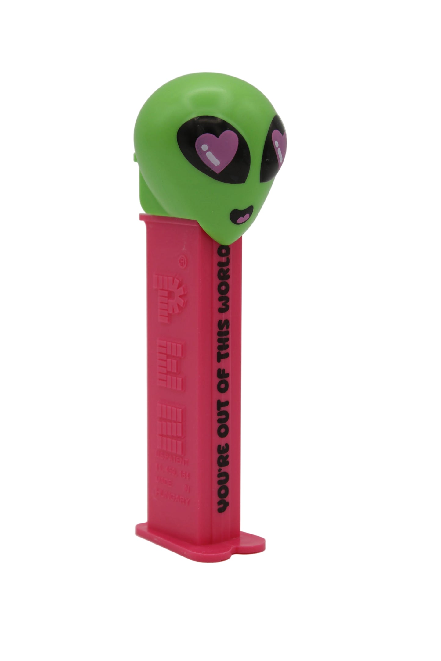 Valentine Alien Pez, You're Out of This World, Exclusive Pez, Mint on Valentine Card or Loose!
