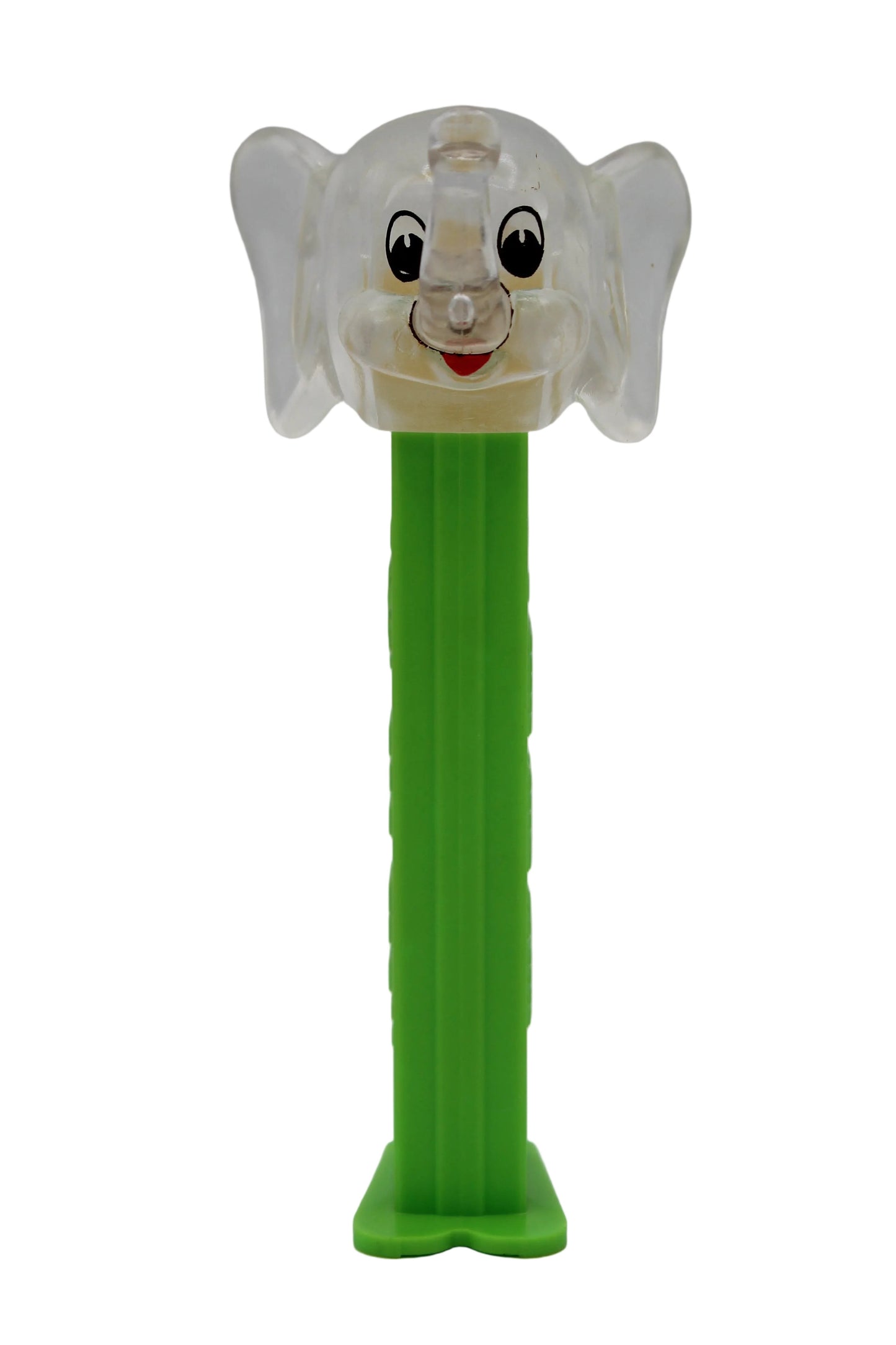 Colorless Crystal Kooky Zoo Elephant Pez, Part of Pez Offer #70, Loose