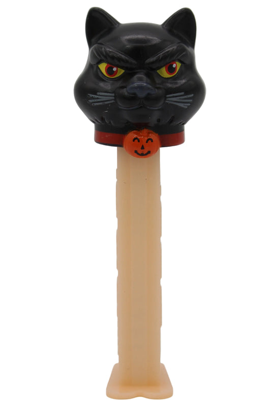 Black Cat Pez on Glow in the Dark Stem Pez, 2006, LOOSE!