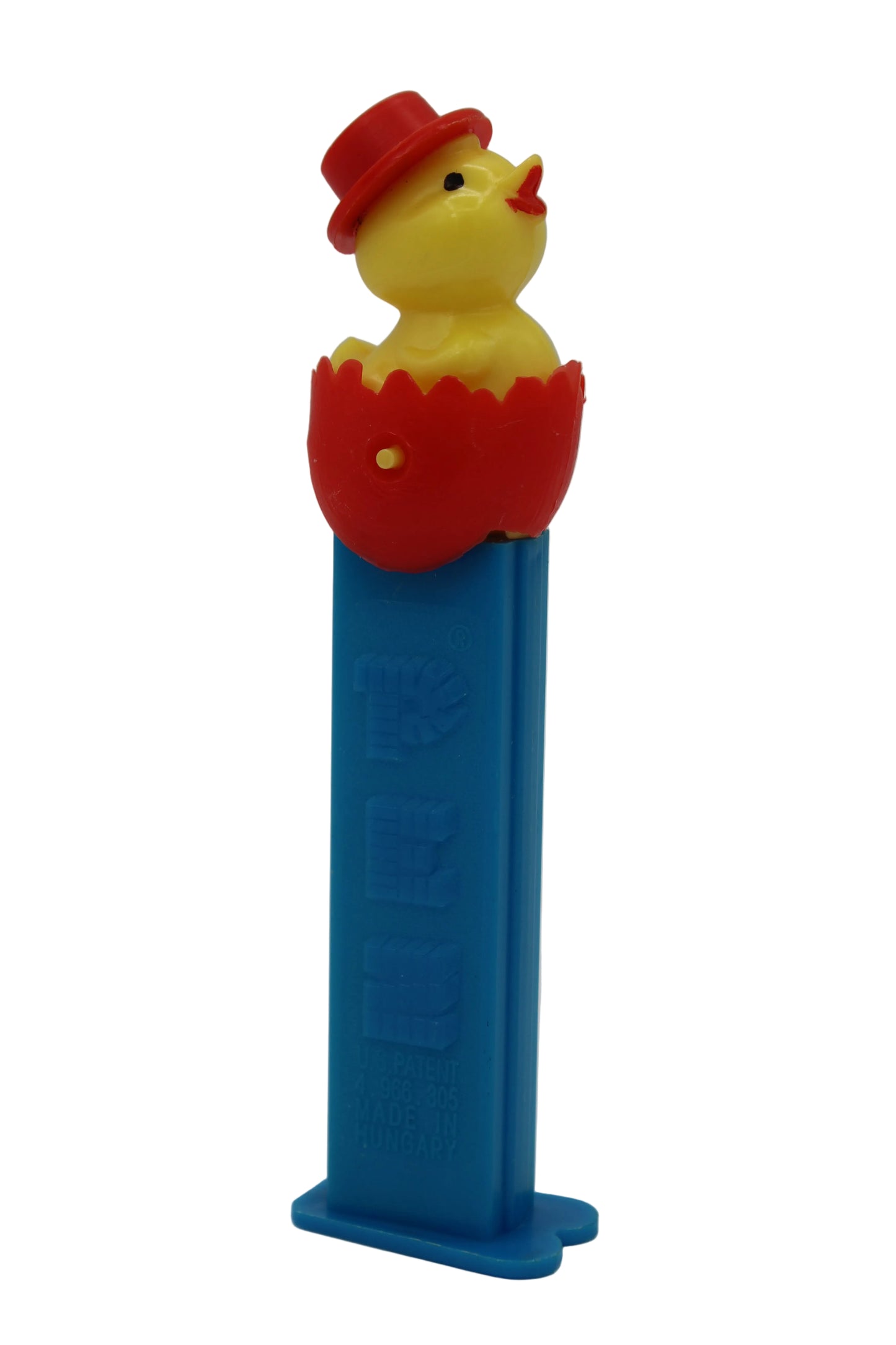 Chick in Egg, Red Soft Shell on Blue Stem, Hungary 4.9, Loose