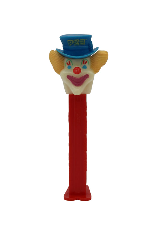Peter Pez Clown Pez on Red Stem, Version B, Slovenia, Loose