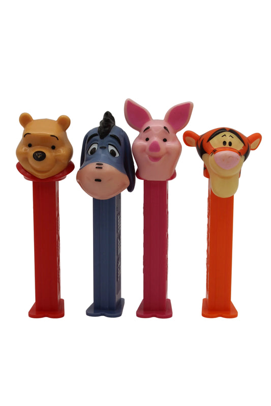 Pooh and Friends Pez, Set of 4, Loose!