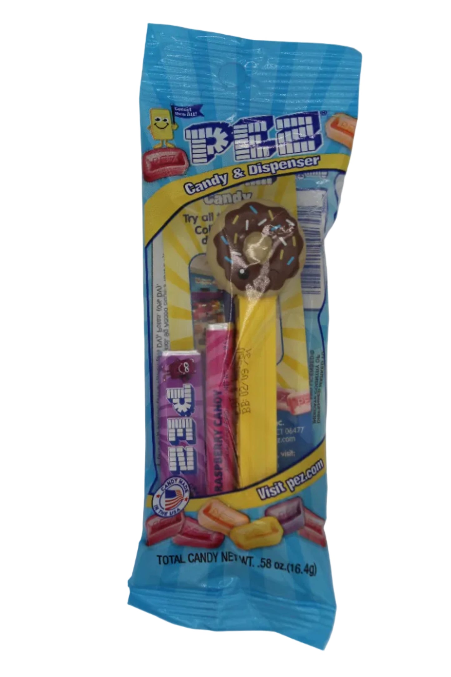 NEW 2026! Chocolate Sprinkles Donut Treats Pez, Loose or Mint in Bag!