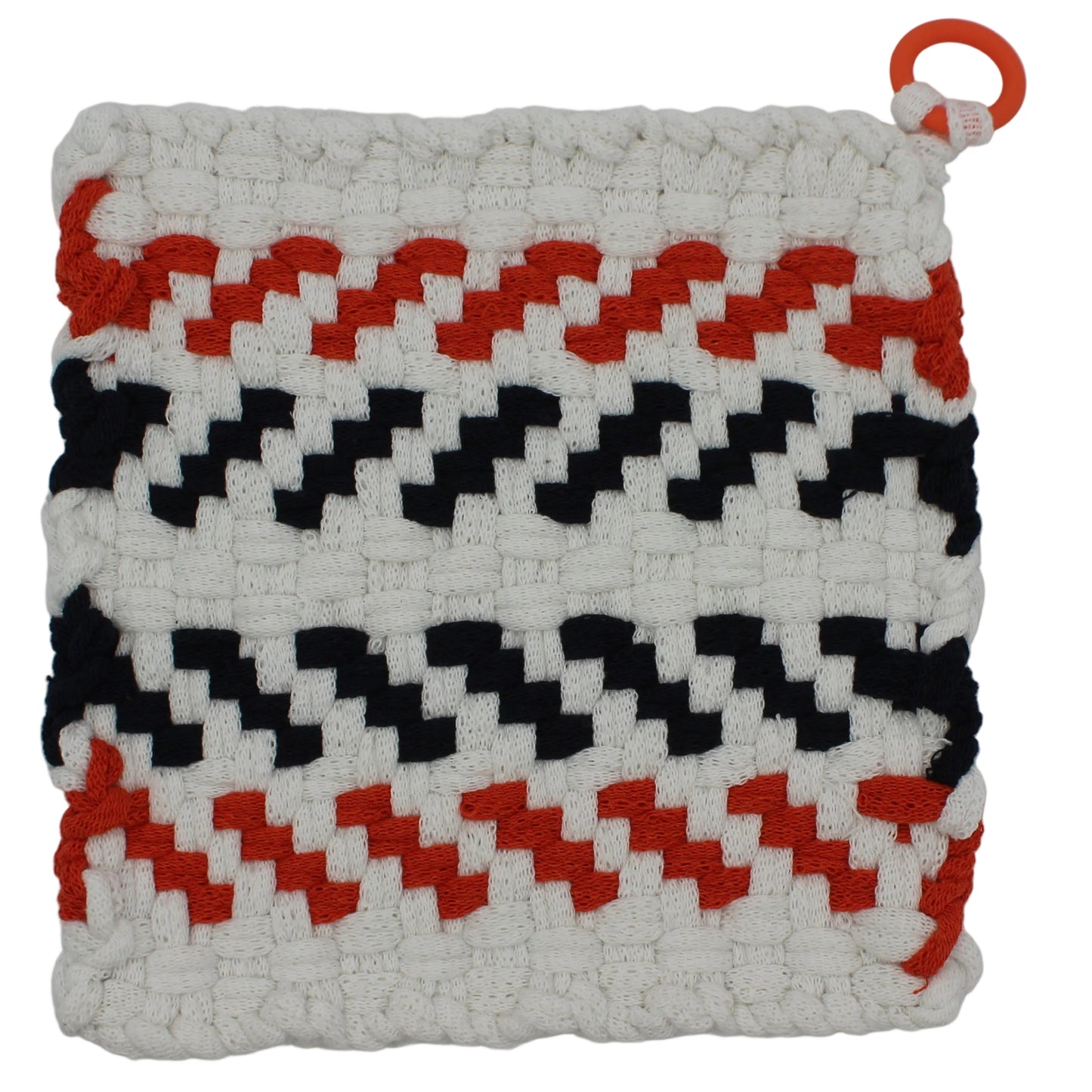 Weagle One Hand-Woven Potholder, Silicone Ring