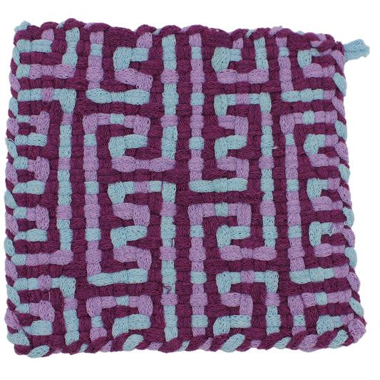 Cosmic B Hand-Woven Potholder, No Ring